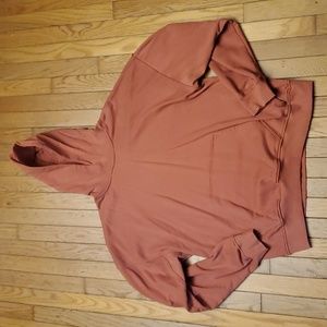 Gymshark Men's Rest Day Essentials Oversized Hoodie- Persimmon Red